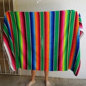 Vibrant Mexican blanket